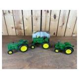 1/16 Scale Customized Ertl/Ertl John Deere (3)-wide front tractors