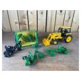 1/16 Scale Ertl John Deere/etc. (6)-items