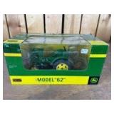 1/16 Scale Spec Cast John Deere Model 62 w/ 1-Row Plow