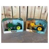 1/16 Scale Spec Cast John Deere (2)-wide front tractors w/fenders