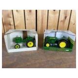 (2) 1/16 Scale Spec Cast John Deere Model L & Model BO