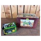 Various Scale Franklin Mint/Kovap John Deere Model B Tin Toy & Foreign 3120