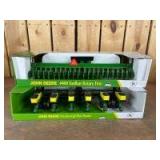 1/16 Scale Ertl John Deere MaxEmerge Plus Planter & #400 Toolbar Rotary Hoe