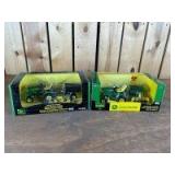 1/16 Scale Ertl John Deere X585 Garden Tractor & Collector Edition X 595 Garden Tractor