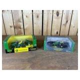 1/16 Scale Ertl/RC2 John Deere Collector Edition SST16 Mower & X728 Garden Tractor