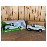 1/16 Scale Ertl John Deere GMC John Deere Dealer Pickup & John Deere Company Pickup