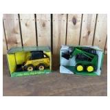 1/16 Scale Ertl John Deere Skid-Steer Loader & 250 Skid-Steer Loader