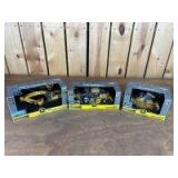 1/50 Scale RC2 John Deere 872D Grader, 200C LC Excavator, & 850J Crawler