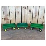 1/16 Scale Ertl John Deere Flare Box Wagons