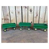 1/16 Scale Customized Ertl/Ertl John Deere Flare Box Wagons