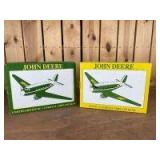 (2) Spec Cast John Deere Airplanes Banks