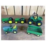 Various Scale Ertl John Deere Toy and Small Diecast Lot