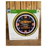 John Deere Neon Wall Clock