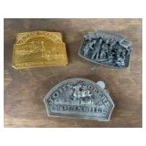 (3) John Deere Belt Buckles