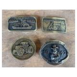 (4) John Deere Belt Buckles