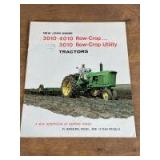 John Deere 3010/4010 Row-Crop Tractor Booklet