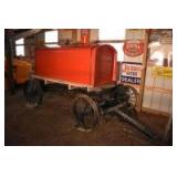 Large metal water wagon