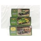 1/25th Ertl John Deere (3)-Prestige Series dealership trucks