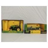 1/16th Ertl John Deere (2)-lawn & garden tractor sets
