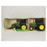 1/16th Ertl John Deere (2)-MFWD utility tractors