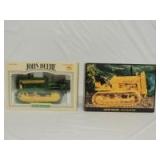 1/16th Ertl John Deere (2)-Collector Edition Model 430 crawlers w/die-cast tracks