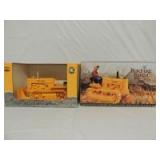 1/16th Ertl/Spec Cast John Deere (2)-industrial crawlers w/die-cast tracks