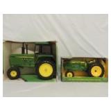 1/16th Customized Ertl ?/Ertl John Deere (2)-tractors