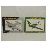 Various Scales Spec Cast John Deere (2)-Limited Edition airplane banks