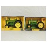 1/16th Ertl/RC2 John Deere (2)-tractors