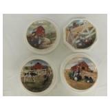 Danbury Mint John Deere (4)-Little Farmhands Series Limited Edition collector plates