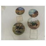 John Deere (4)-Limited Edition D. Barnhouse/Ross Logan collector plates