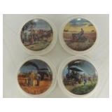 Danbury Mint Various Makes (4)-Farmland Memories Series Limited Edition collector plates