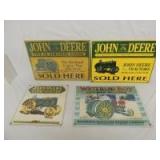 John Deere (4)-new enameled single-sided signs