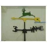 John Deere metal wind vane