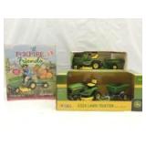 1/16th Ertl John Deere (3)-lawn & garden sets