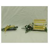 1/16th T.J. Vintage (?) Custom/Customized Ertl John Deere (2)-implements
