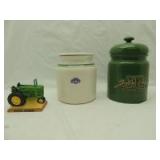 John Deere memorabilia lot (3)-items
