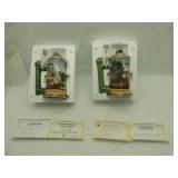 Danbury Mint John Deere (2)-Limited Edition ceramic/pewter steins