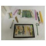 Large John Deere   pencil & pen lot