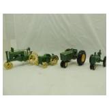 1/16th Ertl/Scale Models/Gray Custom John Deere (4)-tractors