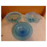 Blue Opalescent Glass