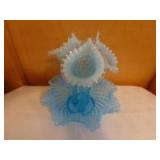 Blue Opalescent Glass