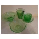 Green Depression & Elegant Glass