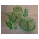 Green Depression & Elegant Glass
