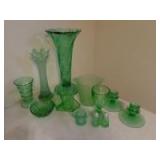 Green Depression & Elegant Glass