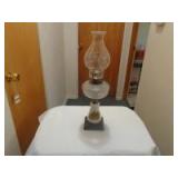 Iron base kerosene lamp