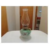 Glass base kerosene lamp