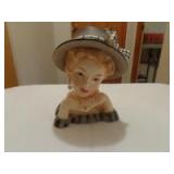 Ladies head vase Relpo 7"