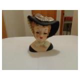 Ladies head vase Napco 6"