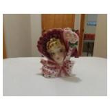 Ladies head vase Vcagco 6"